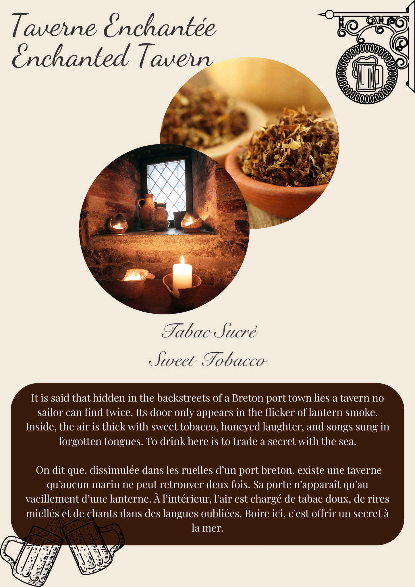 Enchanted collection Scented Wax Melt Snap Bar: Brittany Inspired (Copy) Flamme candle co