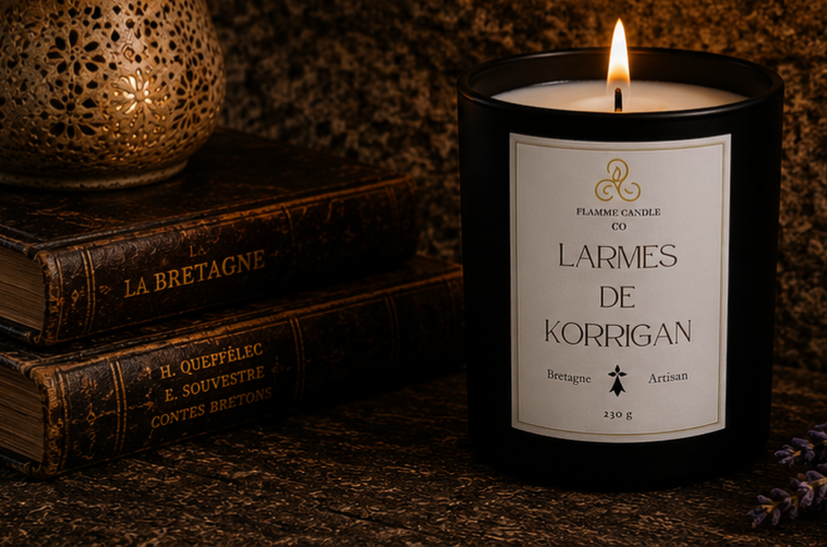 Larmes de Korrigan – Artisan Floral Coconut Soy Candle