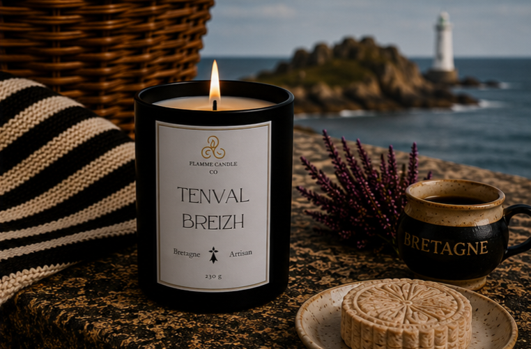 Tenval Breizh – Artisan Floral Coconut Soy Candle