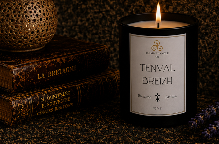 Tenval Breizh – Artisan Floral Coconut Soy Candle