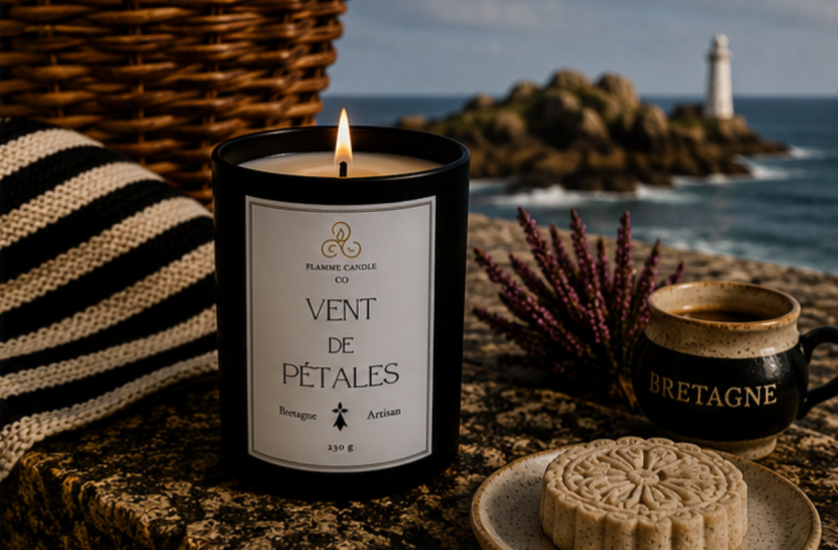 Vent de Pétales – Artisan Fruity Coconut Soy Candle