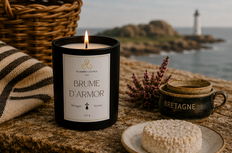 Brume d'Armor – Artisan Coastal Coconut Soy Candle
