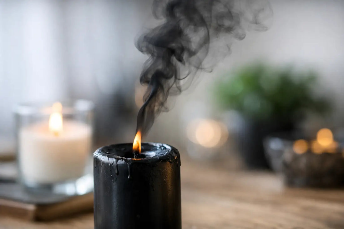 Pourquoi ma bougie fume noire ?