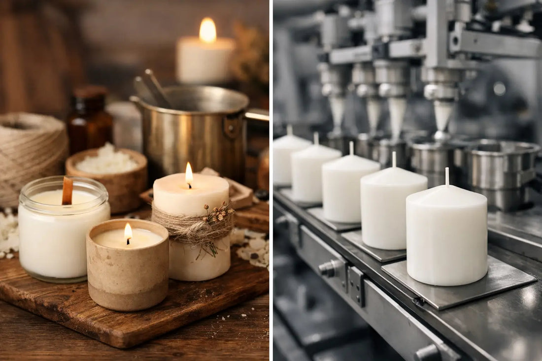 Bougie artisanale ou industrielle : que choisir ?