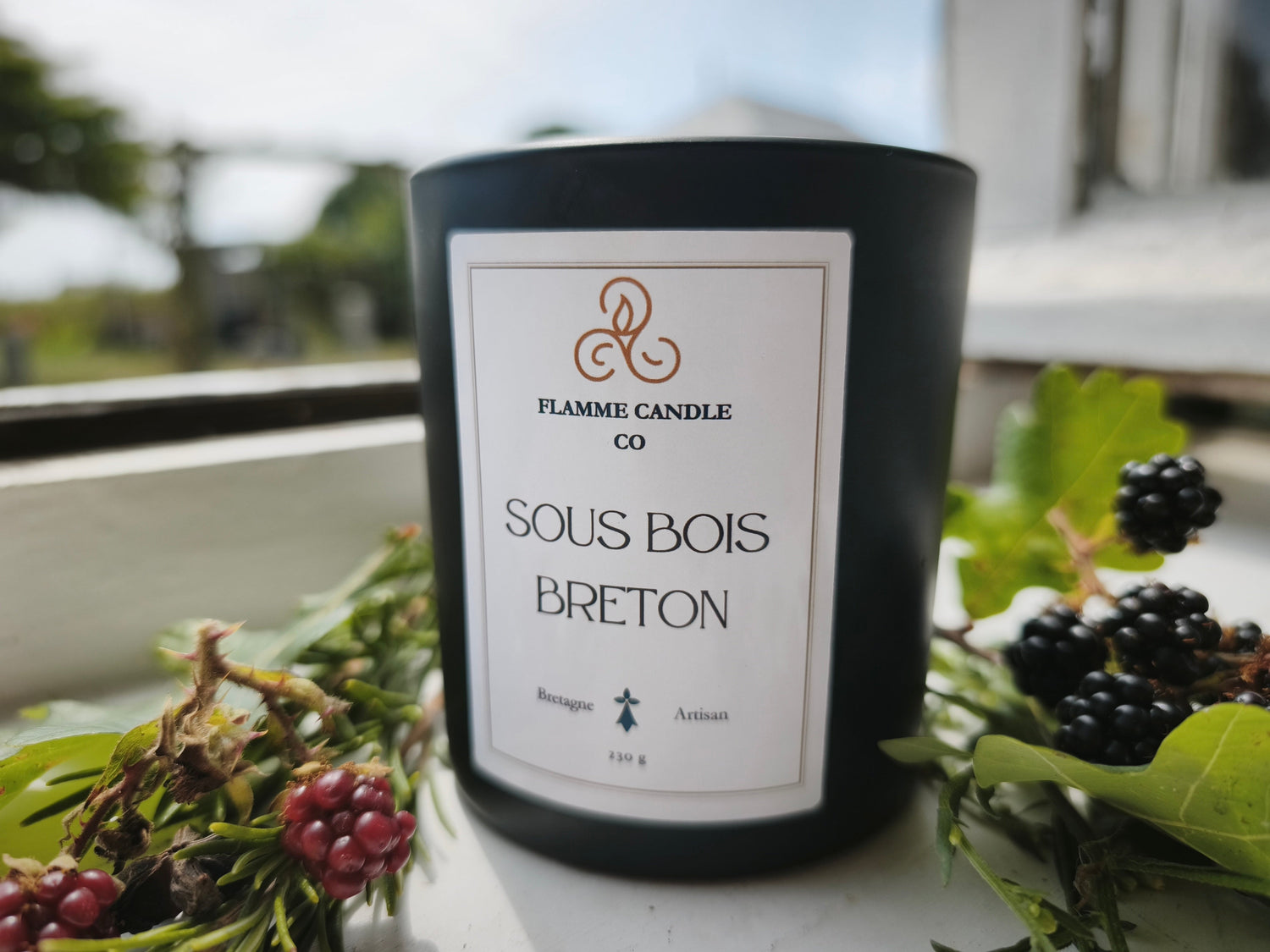 Woody & Spiced... Warm amber and woodland candles inspired by the ancient forests of Brittany. Hand-poured soy candles for cosy evenings at home.