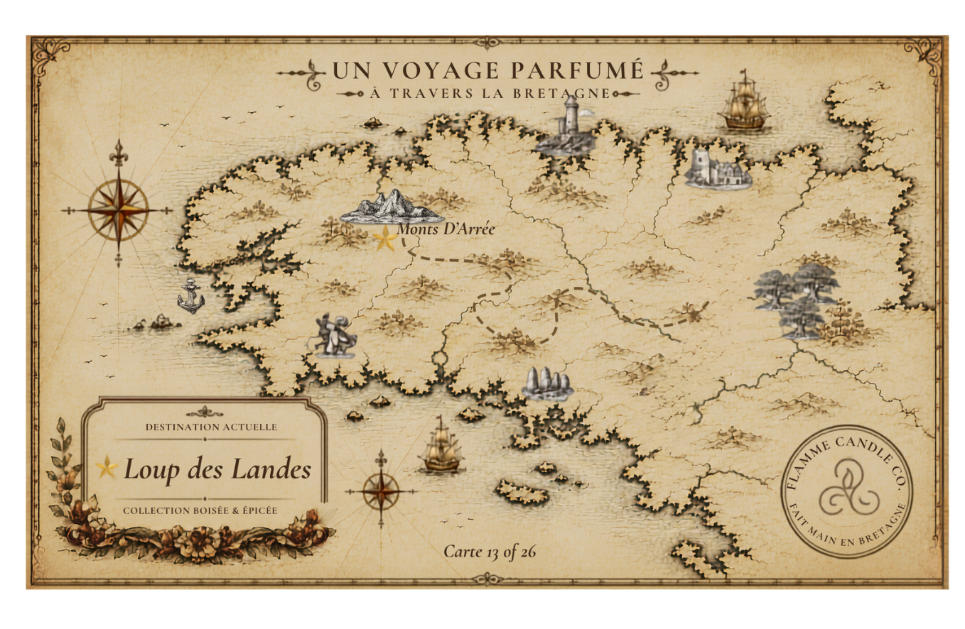 Collector's map of Brittany included free with your order – Loup des Landes