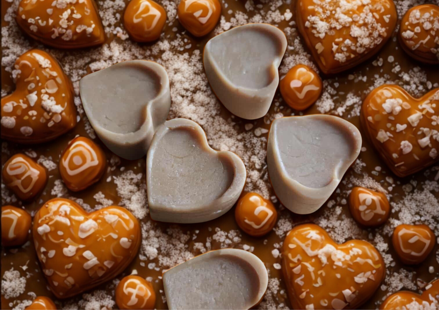 Golden Heart / Cœur Doré – Mini Wax Melts Flamme