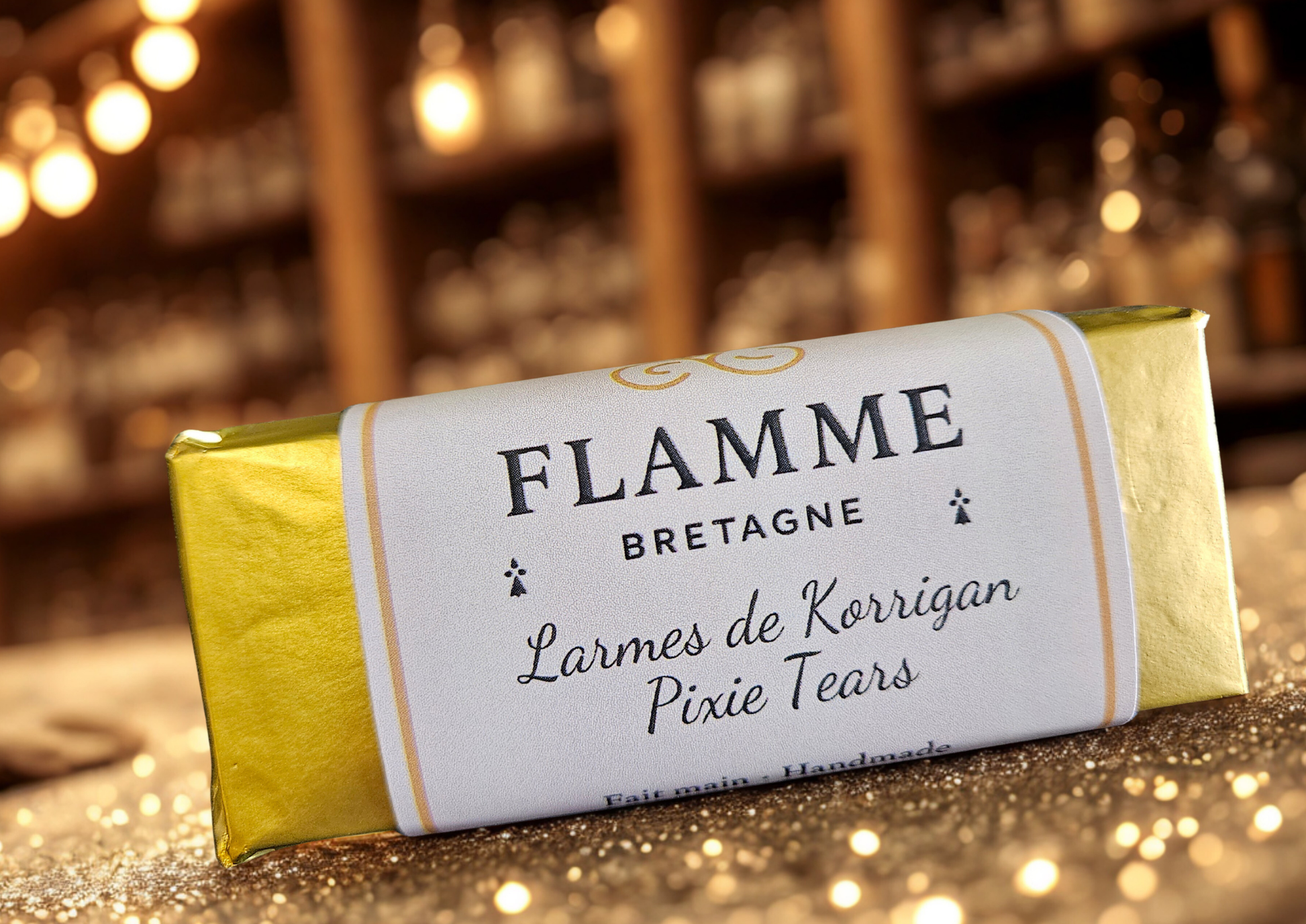 Pixie Tears / Larmes de Korigan – Wax Snap Bar — general candle; home fragrance, clean candle, minimal décor, bougie artisanale