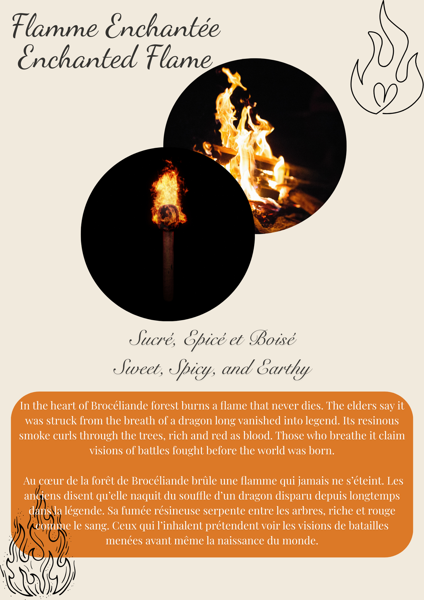 Enchanted collection Scented Wax Melt Snap Bar: Brittany Inspired (Copy) Flamme candle co