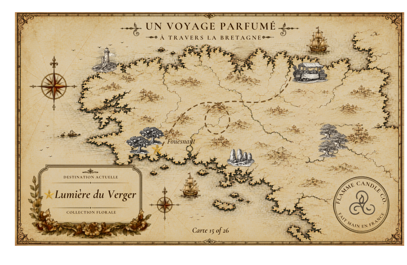 Collector's map of Brittany included free with your order – Lumière du Verger