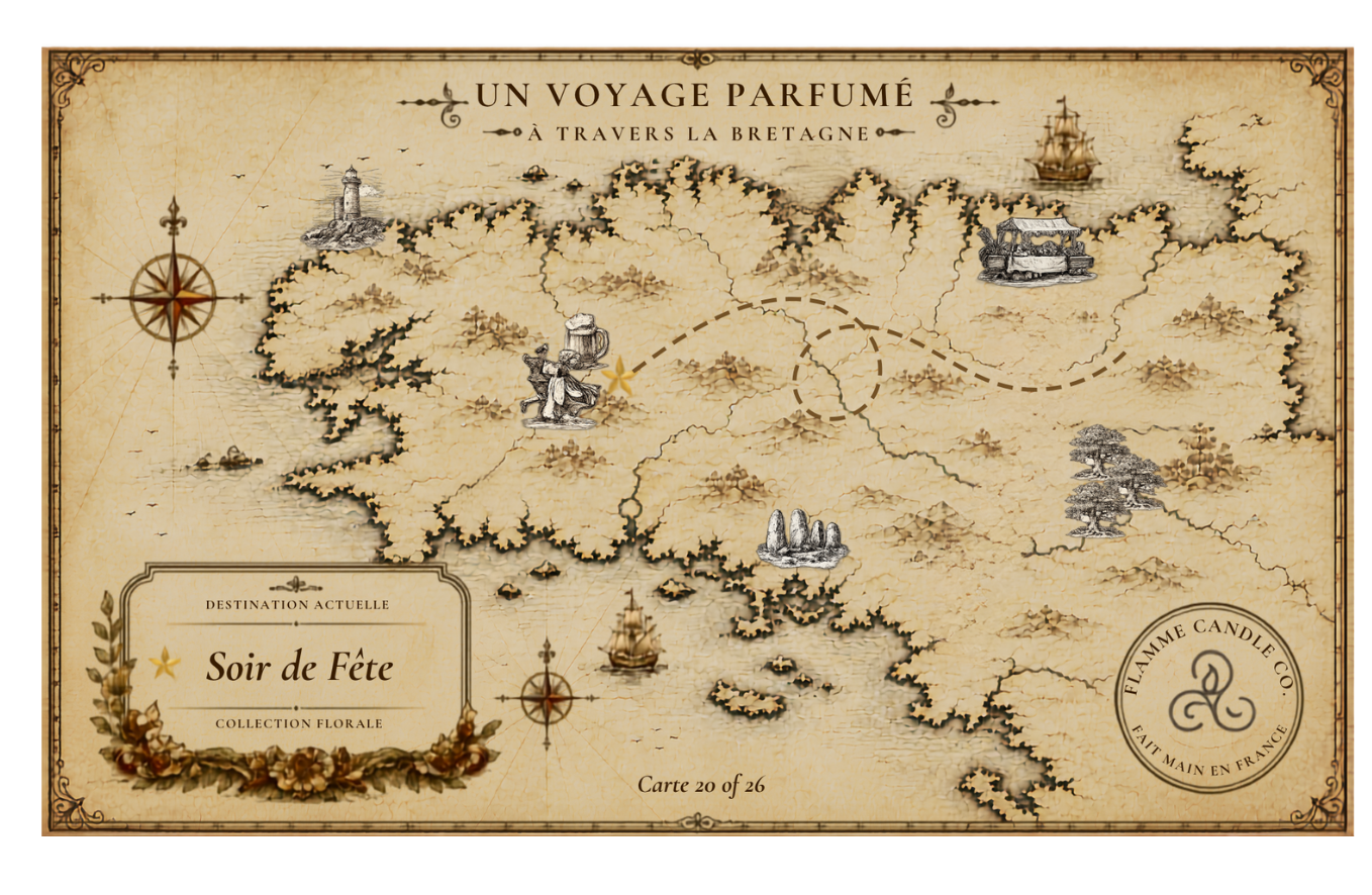 Collector's map of Brittany included free with your order – Soir de Fête