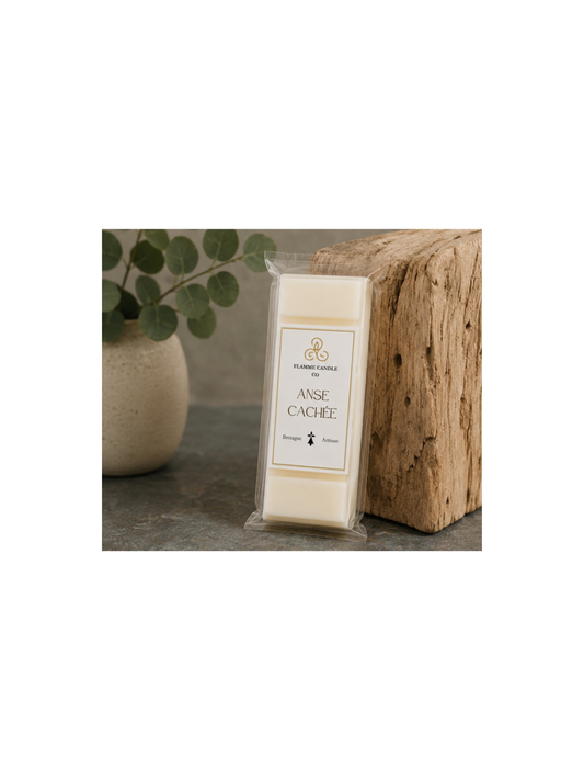 Anse Cachée – Artisan Fruity Snap Bar Soy Wax Melt – artisan wax melt hand-poured Brittany France