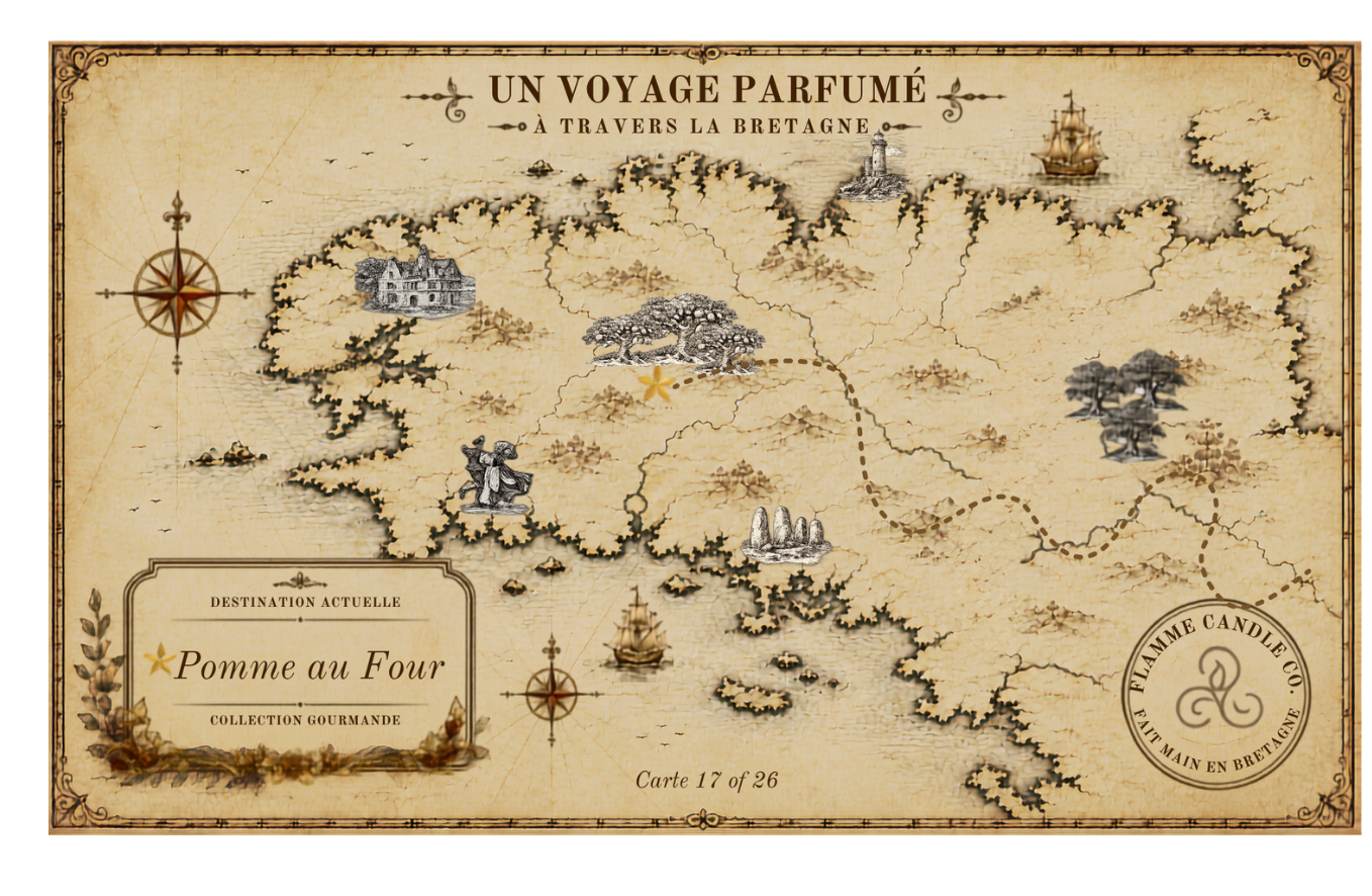 Collector's map of Brittany included free with your order – Pomme au Four