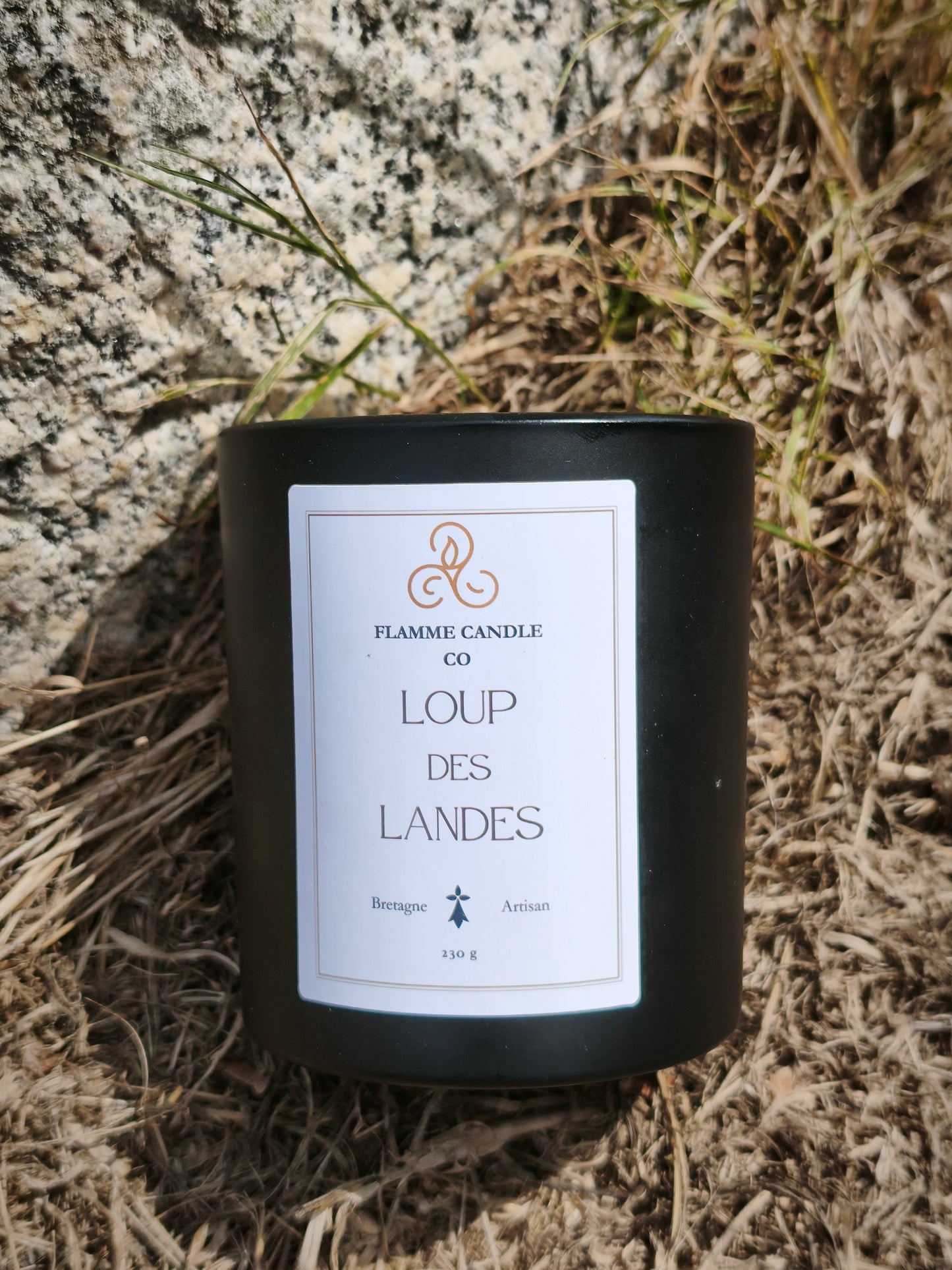 Loup des Landes – Bougie Artisanale Soja Coco Boisée