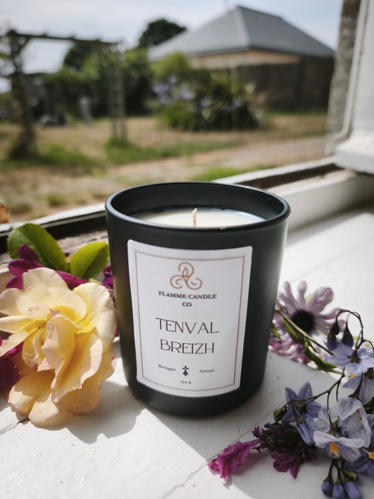 Tenval Breizh – Bougie Artisanale Coco Soja