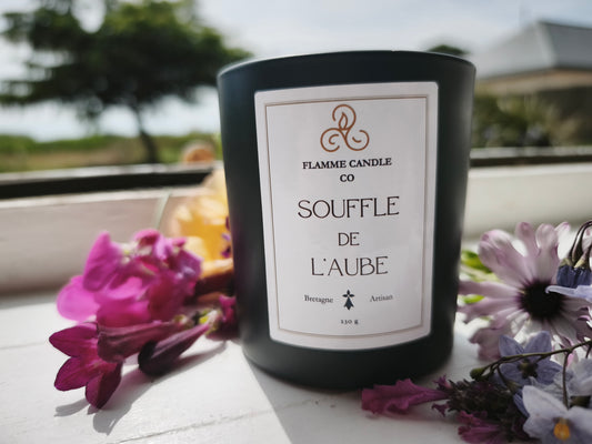 Souffle d'Aube – Bougie artisanale fruitée coco-soja