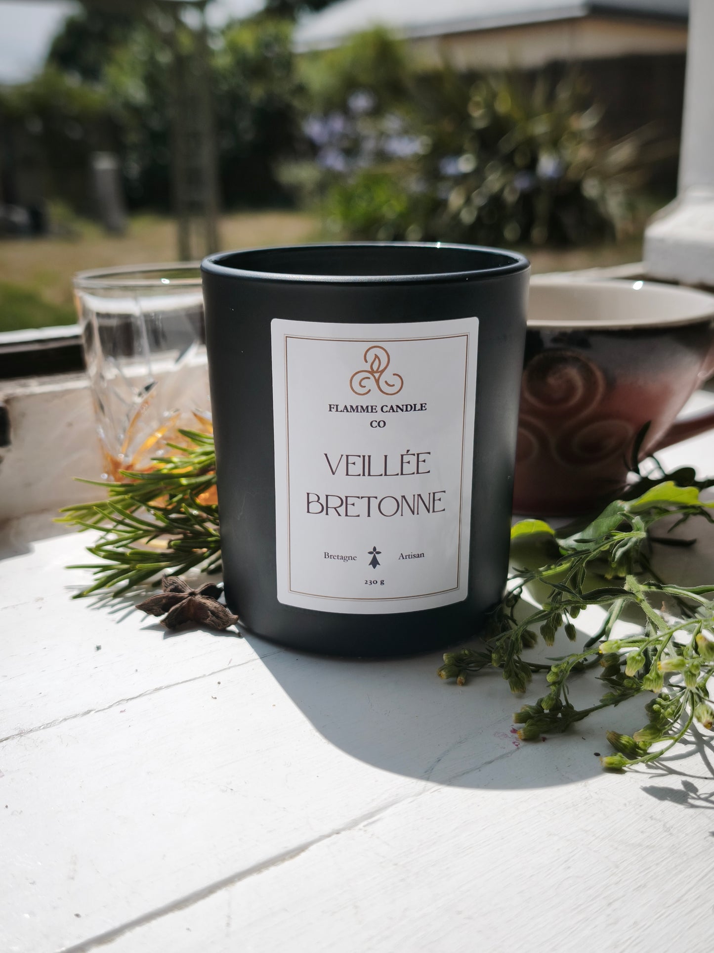 Veillée Bretonne – Bougie Artisanale Lait de Coco & Bois