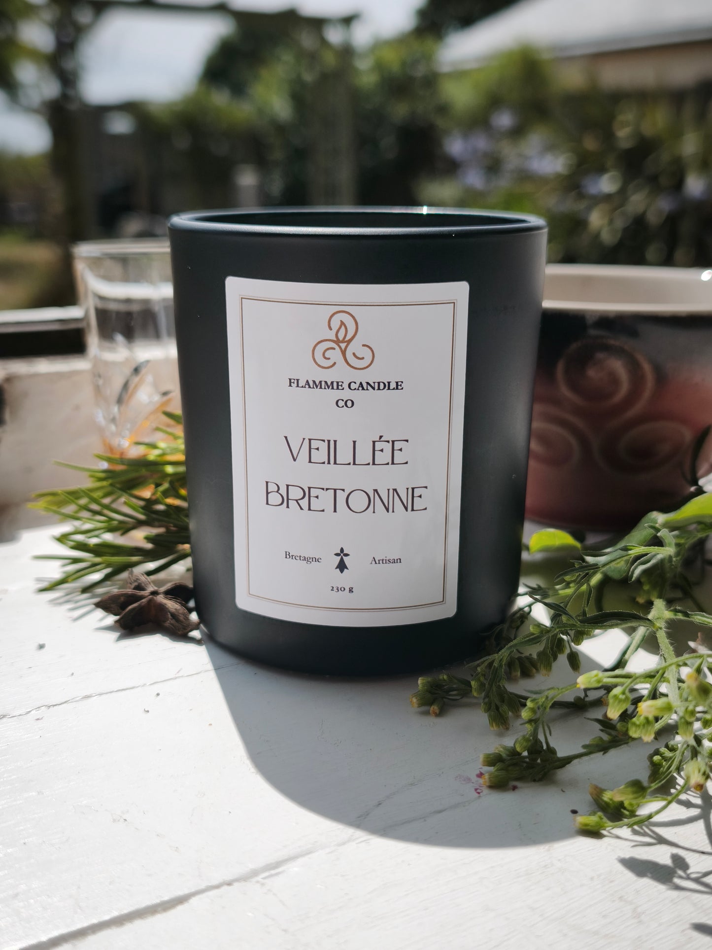 Veillée Bretonne – Bougie Artisanale Lait de Coco & Bois