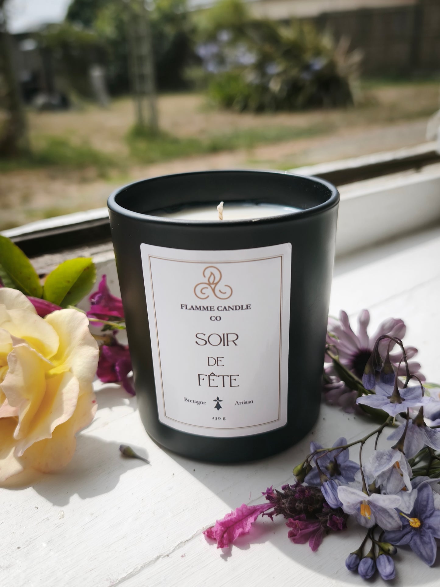 Soir de Fête – Bougie au lait de coco et soja Artisan Floral