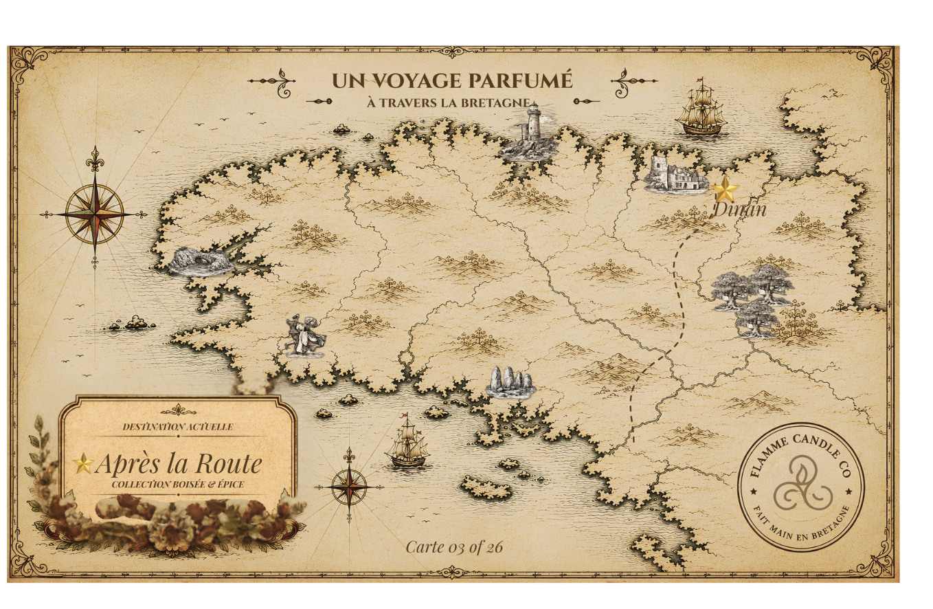 Collector's map of Brittany included free with your order – Après la Route