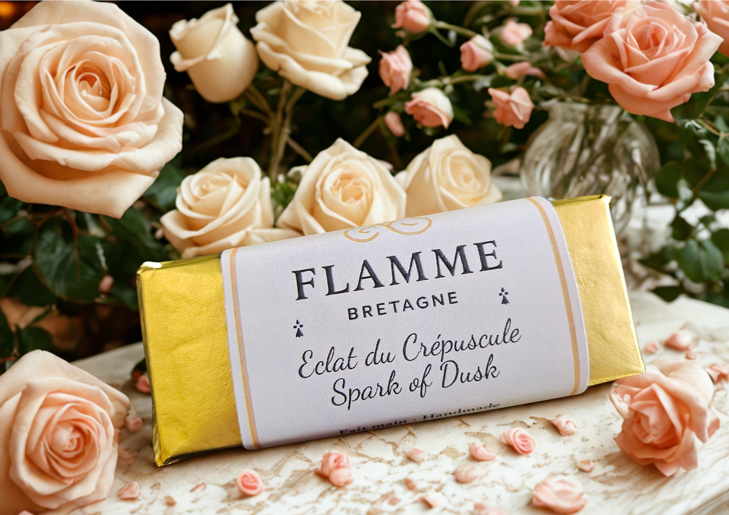 Spark of Dusk / Éclat du Crépuscule – Wax Snap Bar — general candle; home fragrance, clean candle, minimal décor, bougie artisanale