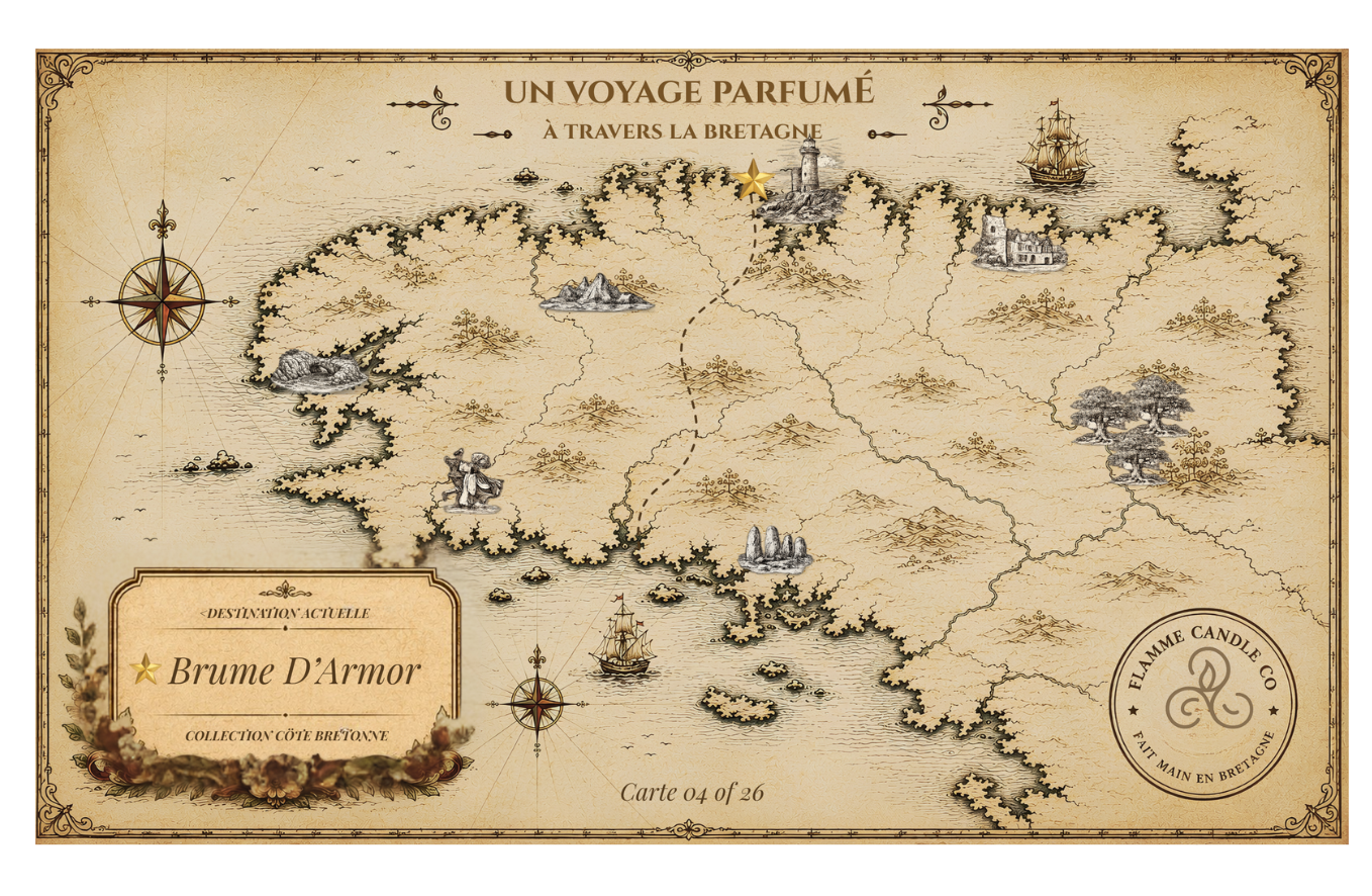 Collector's map of Brittany included free with your order – Brume d'Armor