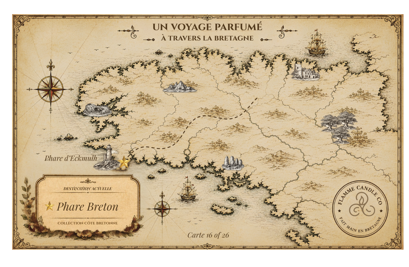 Collector's map of Brittany included free with your order – Phare Breton