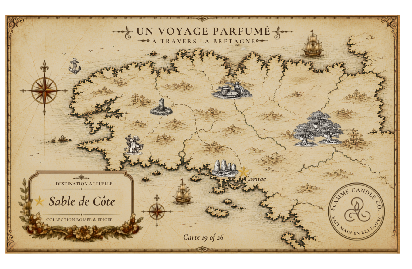 Collector's map of Brittany included free with your order – Sable de Côte