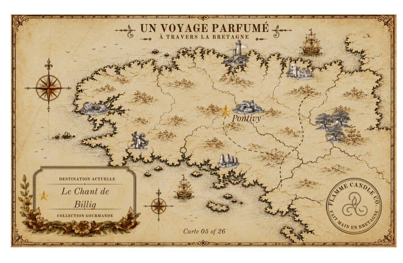 Collector's map of Brittany included free with your order – Le Chant de Billig