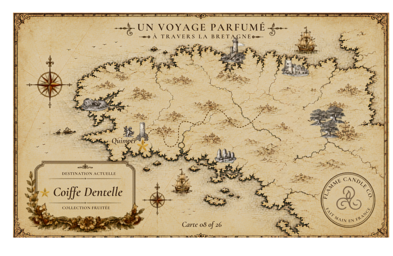 Collector's map of Brittany included free with your order – Coiffe Bretonne