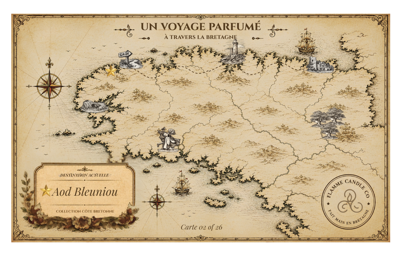 Collector's map of Brittany included free with your order – Aod Bleuniou