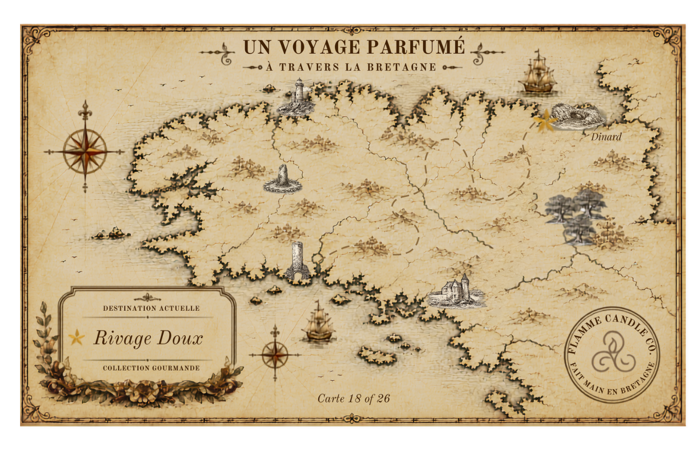 Collector's map of Brittany included free with your order – Rivage Doux
