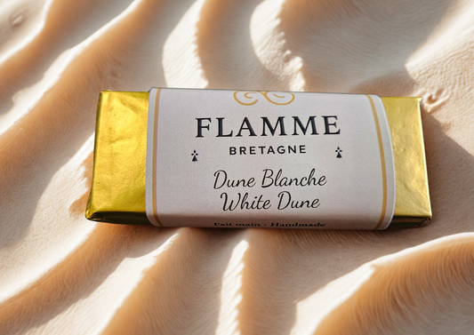 White Dune / Dune Blanche – Wax Snap Bar — general candle; home fragrance, clean candle, minimal décor, bougie artisanale