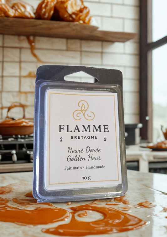 Golden Heart / Cœur Doré – Clamshell Wax Melt Flamme