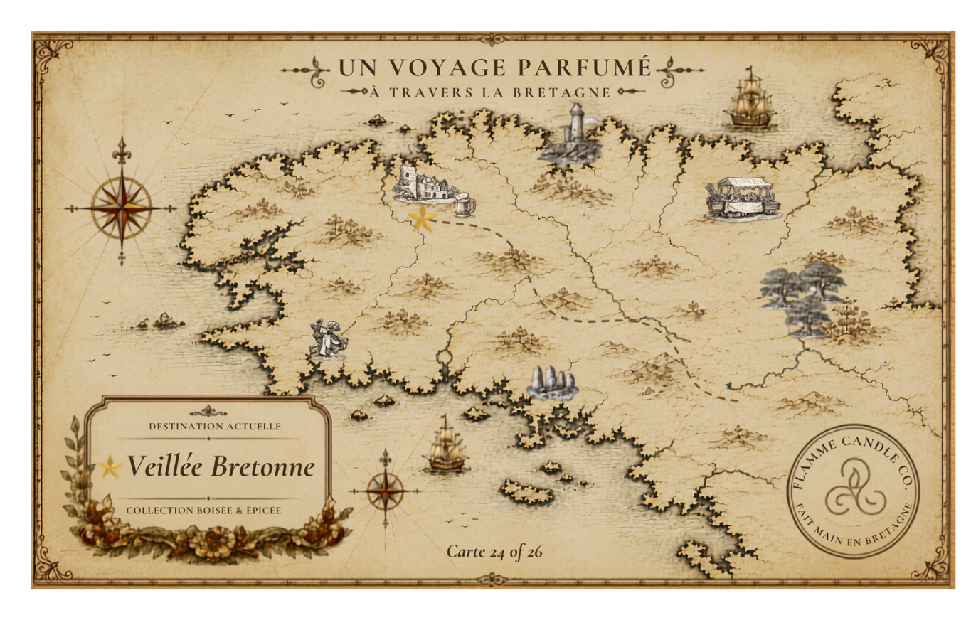 Collector's map of Brittany included free with your order – Veillée Bretonne