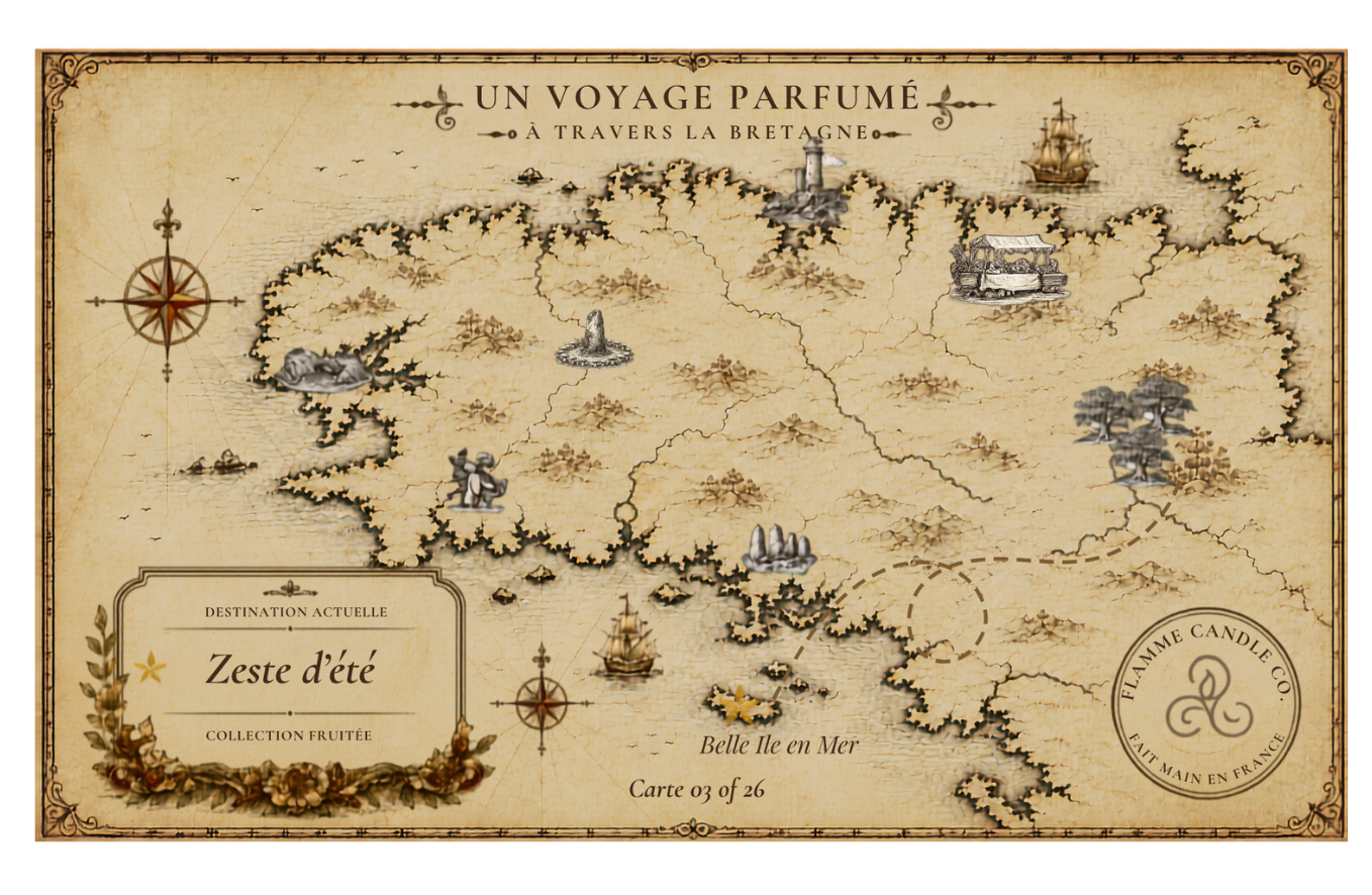 Collector's map of Brittany included free with your order – Zeste d'été