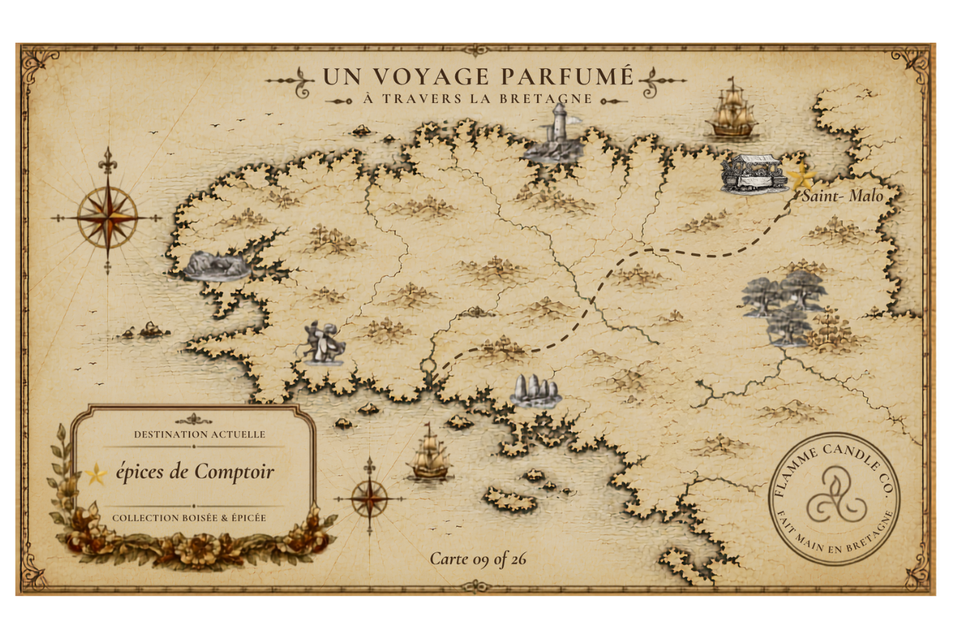 Collector's map of Brittany included free with your order – Épices de Comptoir