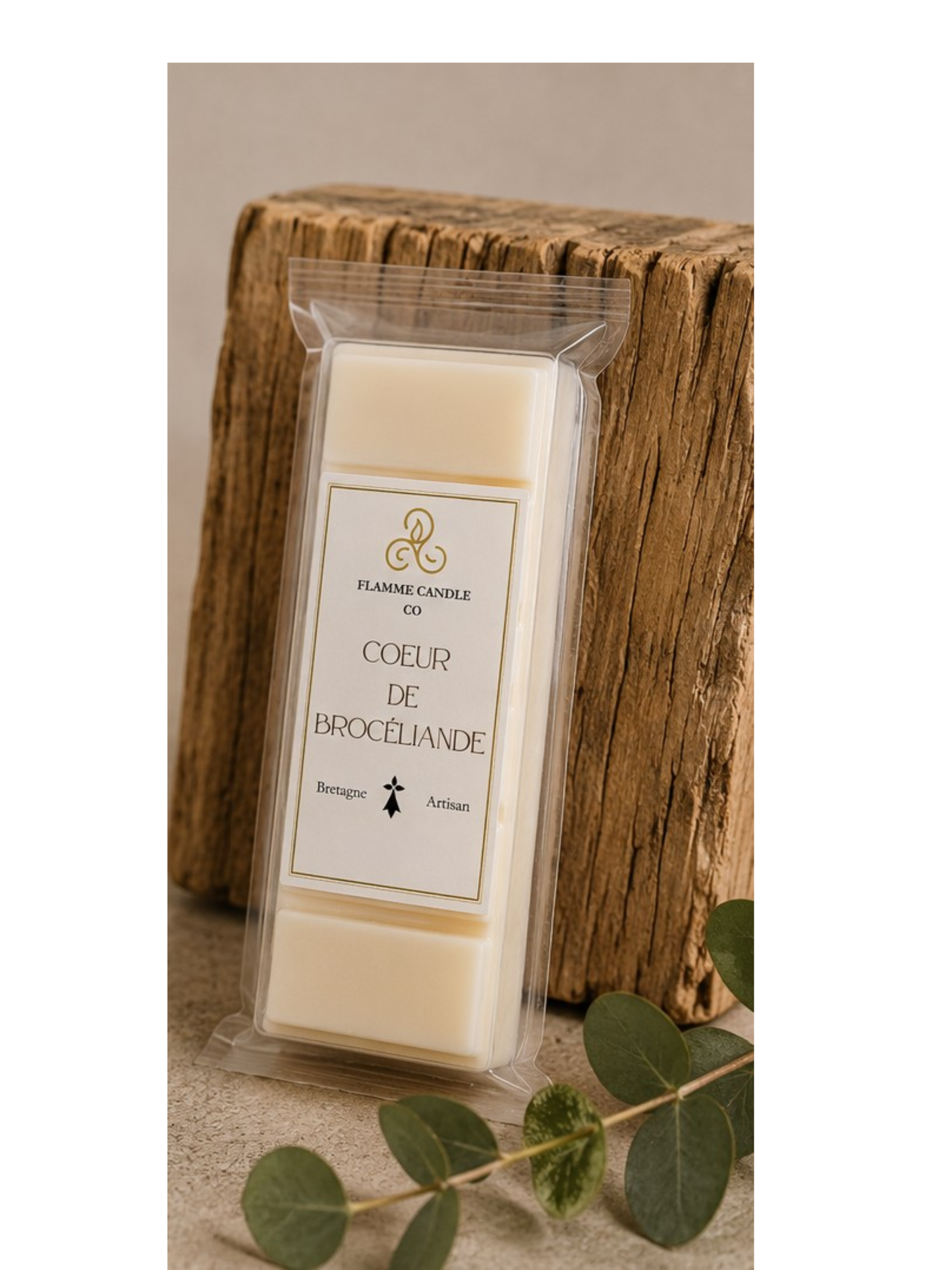 Cœur de Brocéliande – Woody Snap Bar Soy Wax Melt