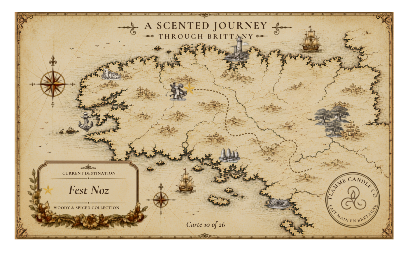 Collector's map of Brittany included free with your order – Fest Noz