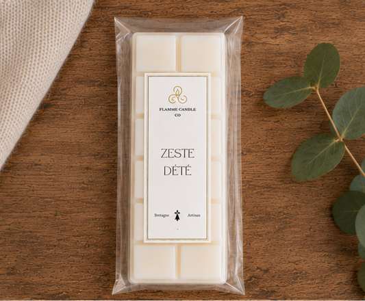 Barre de cire Zest of the Sun 50g - Agrumes (Citron vert, Basilic et Mandarine)