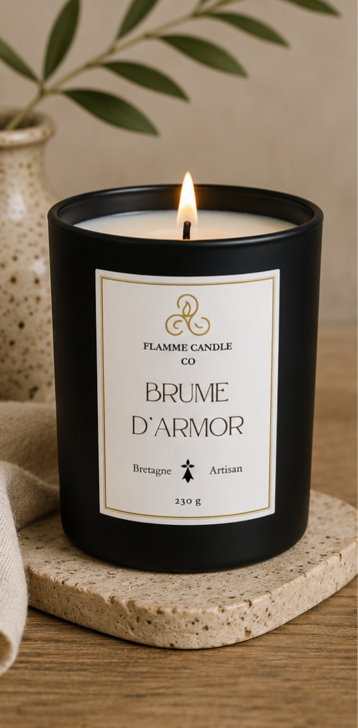 Brume d'Armor – Artisan Coastal Coconut Soy Candle