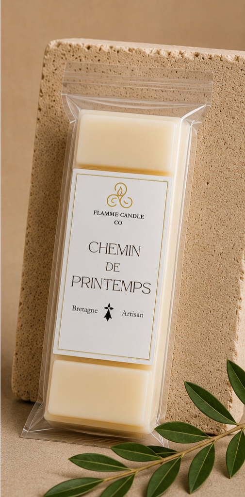 Chemin de Printemps – Artisan Floral Snap Bar Soy Wax Melt.