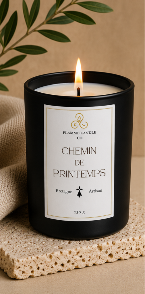 Breton Floral Bundle – Floral Candle & Wax Fondant