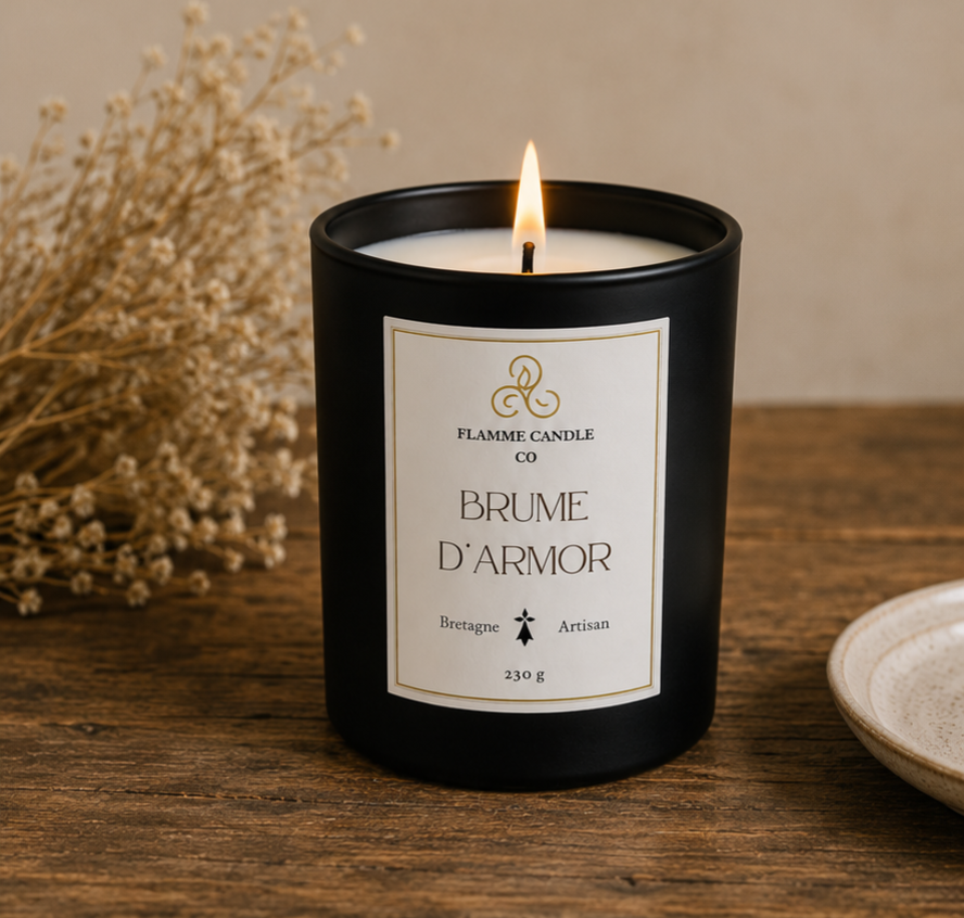 Brume d'Armor – Artisan Coastal Coconut Soy Candle