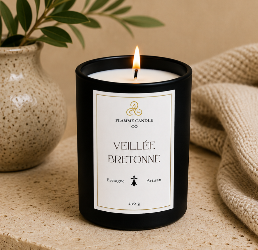 Veillée Bretonne – Artisan Woody Coconut Soy Candle