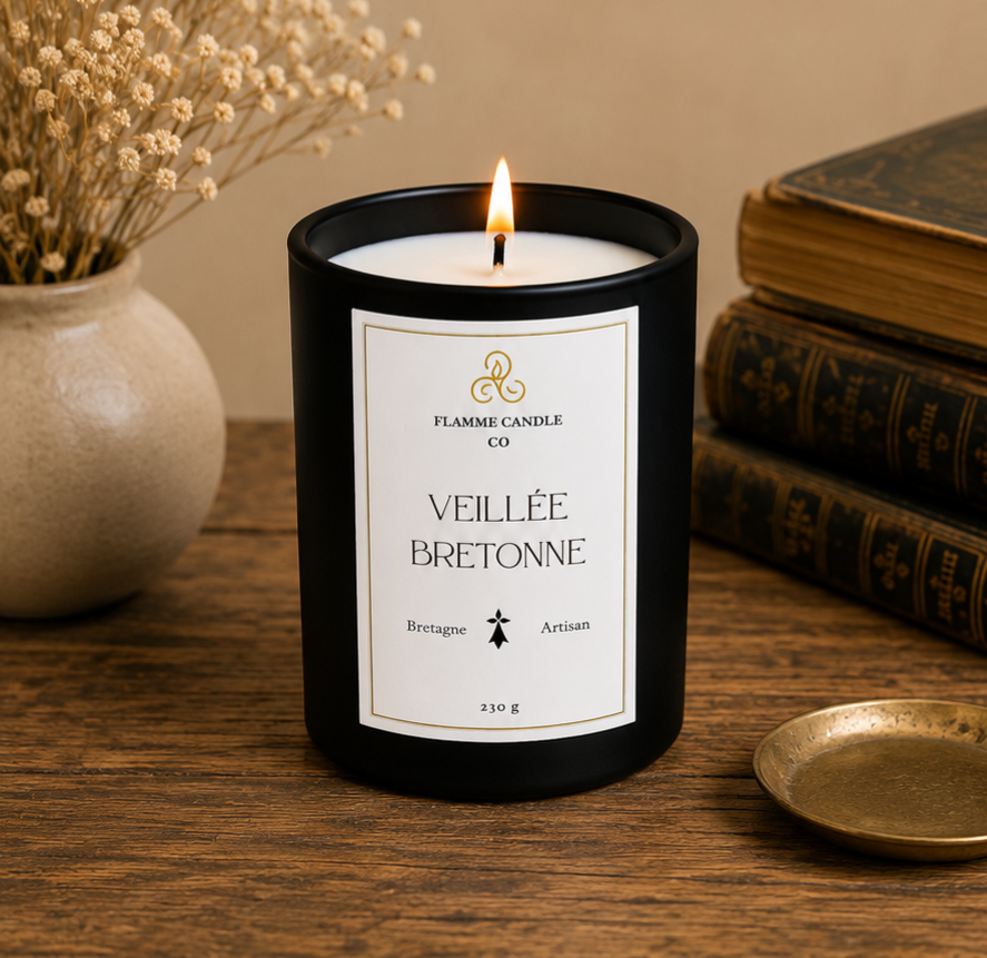 Veillée Bretonne – Artisan Woody Coconut Soy Candle