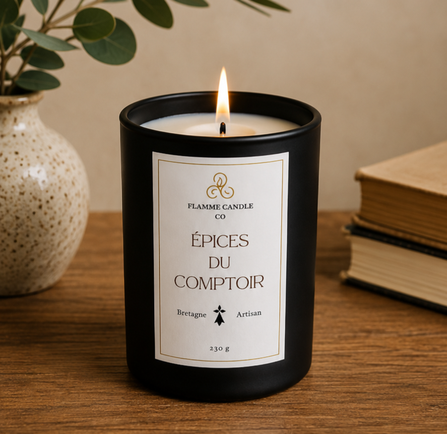 Épices de Comptoir – Artisan Woody Coconut Soy Candle