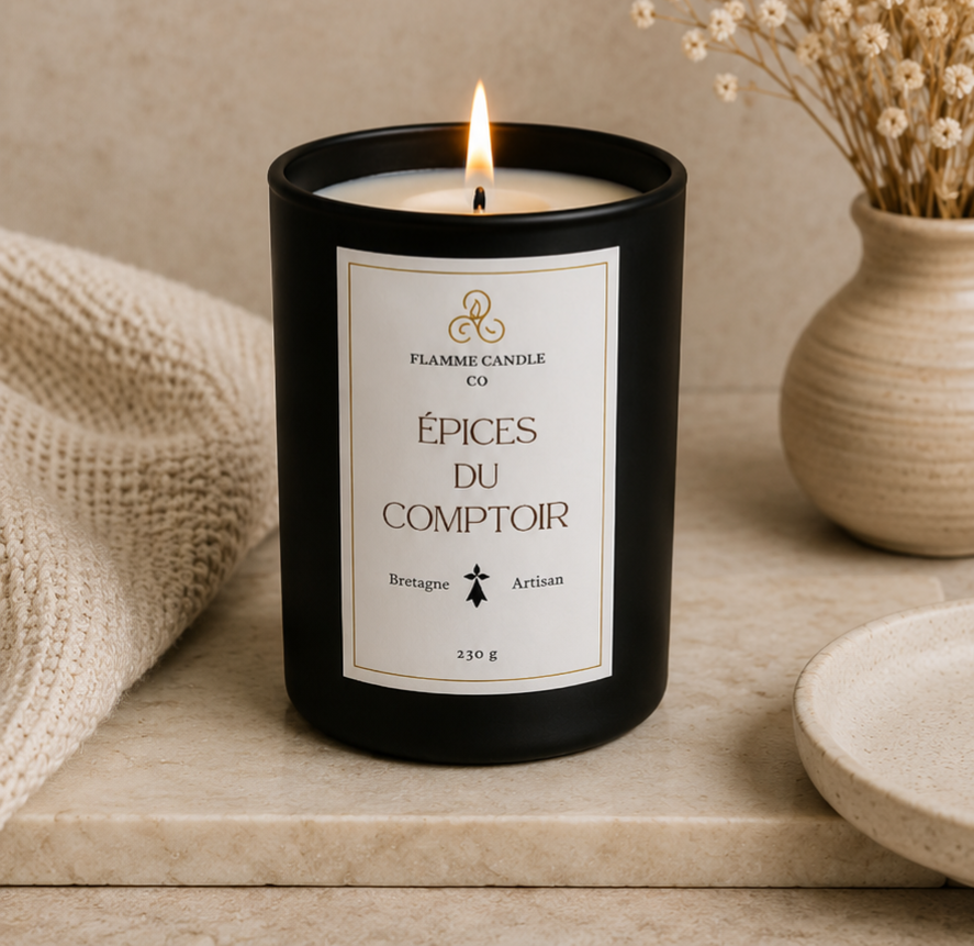 Épices de Comptoir – Artisan Woody Coconut Soy Candle