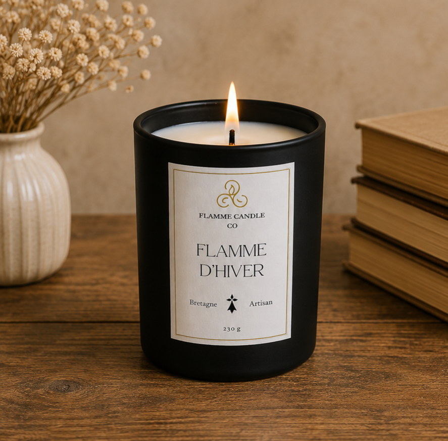 Flamme d'Hiver – Artisan Woody Coconut Soy Candle