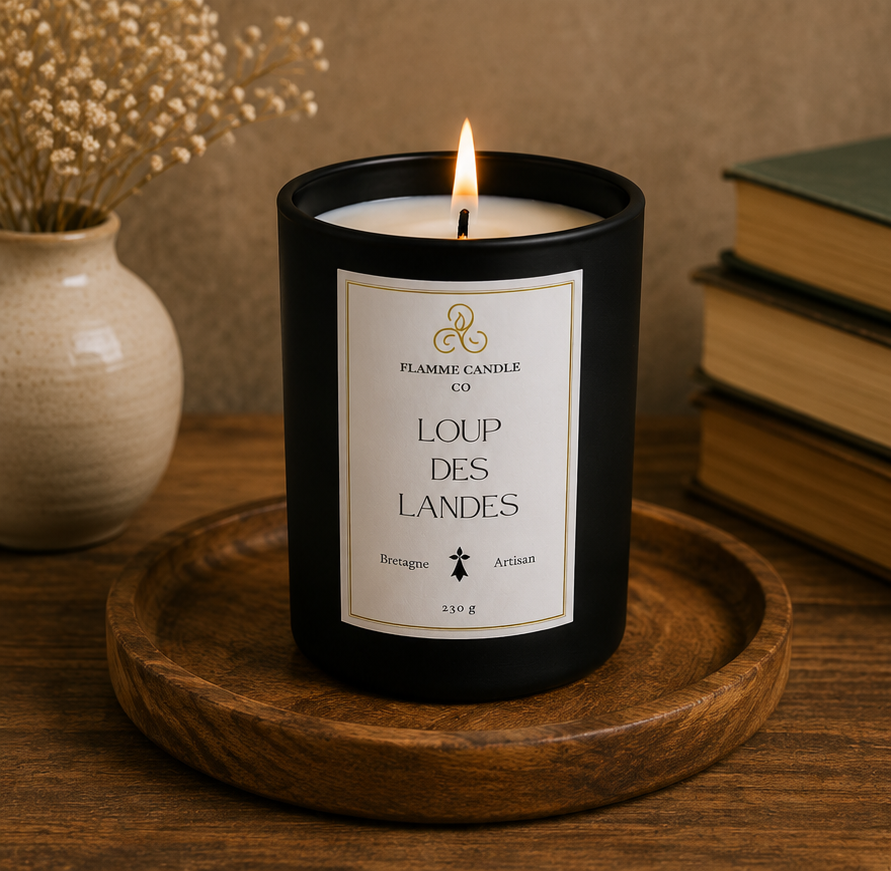 Loup des Landes – Artisan Woody Coconut Soy Candle
